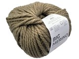 Big Merino 20 BEŻ LNIANY 100g 80m włóczka Katia puszysta gruba wełna merino extrafine na czapki swetry sklep GOLD-POL