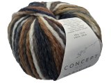 PARADISE MERINO 505 MIX BRĄZY SZAROŚCI OFF WHITE 50g 100m KATIA wełna puszysta alpaka hurtownia włóczek Gold-Pol
