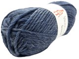 SNORRE włóczka 227 JEANSOWY MELANGE Viking Garn 100g 100m 100% wełna czesankowa HIGHLAND z Peru na sweter genser