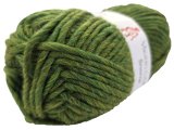 SNORRE włóczka 232 OLIWKA MELANGE Viking Garn 100g 100m 100% wełna czesankowa HIGHLAND z Peru na sweter genser