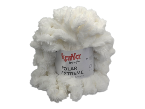 Polar Extreme 204 BIAŁY 300g 30m włóczka sztuczny króliczek futerko na Teddy bag sklep z włóczkami Gold-Pol