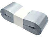 6cm 50m SZARA SREBRNA SILVER wstążka satynowa szeroka na kokardy kokardki wstęgi hurtownia wstążek Warszawa tanie wstążki