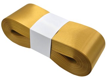 6cm 50m ZŁOTA GOLD wstążka...