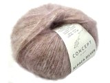 ALPACA SILVER 252 MIX RÓŻU BEŻU SREBRA alpaka KATIA 25g 120m delikatna jak piórko i skrzy się jak śnieg w czasie mrozu