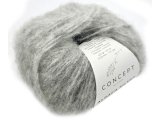 ALPACA SILVER 255 MIX SZAREGO SREBRO alpaka KATIA 25g 120m delikatna jak piórko i skrzy się jak śnieg w czasie mrozu