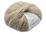 ALPACA SILVER 268 BEŻ i SREBRO piękna alpaka KATIA 25g 120m delikatna jak piórko i skrzy się jak śnieg w czasie mrozu
