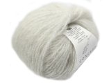 ALPACA SILVER 250 OFF WHITE i SREBRO piękna alpaka KATIA 25g 120m delikatna jak piórko i skrzy się jak śnieg w czasie mrozu