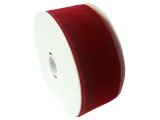50mm HURT 50m aksamitka tasiemka 360 BORDO francuska welur welurowa hurtownia aksamitek