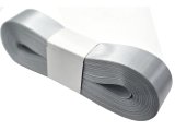 3cm 50m SZARA SILVER wstążka satynowa szeroka na kokardy kokardki wstęgi hurtownia wstążek Warszawa tanie wstążki