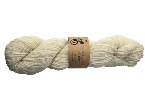 ANDES TWEED włóczka 200 BIEL WEŁNY OFF WHITE  Viking Garn 50g 100m mix wełny alpaka i merino hurtownia włóczek GOLD-POL Warszawa