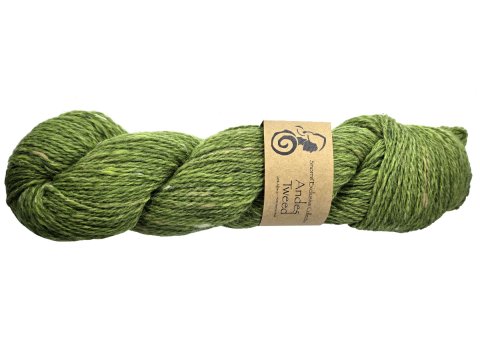 ANDES TWEED włóczka 232 ZIELONA PISTACJA  Viking Garn 50g 100m mix wełny alpaka i merino hurtownia włóczek GOLD-POL Warszawa