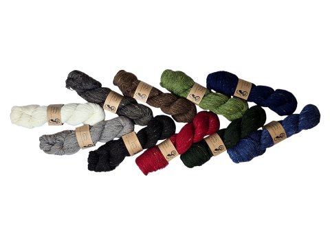 ANDES TWEED włóczka 245 MELANŻ BRĄZÓW RUDOŚCI Viking Garn 50g 100m mix wełny alpaka i merino hurtownia włóczek GOLD-POL Warszawa
