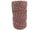 OUTLET - Sznurek 3mm 100m by GOLD-POL 3PLY kolor MIX PEACH BLUE - OSTATNIE SZTUKI OUTLET sznurek bawełniany 3 żyły