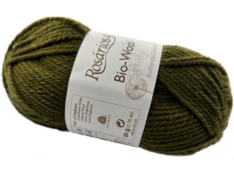 BIO-WOOL 32 OLIWKA 50g 82mRosarios4 100% wełna merino GOTS hurtownia włóczkek GOLD-POL Warszawa