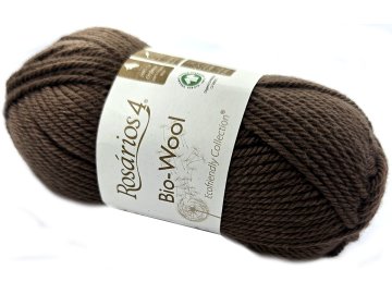 BIO-WOOL 22 BRĄZ  CZEKOLADA...