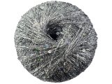 YILDIZ 101 SREBRNY kordonek Himalaya 25g 393m cienka nitka o metalicznym połysku brokatowa z cekinami hurtownia włóczek