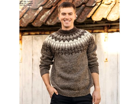 INCA TWEED włóczka 117 GRAFIT MELANŻ Viking Garn 50g 100m mix wełny alpaka i merino hurtownia włóczek GOLD-POL Warszawa