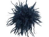 Pompon lama sztuczna Antic Blue cena za 1 szt pompony do czapek zimowych ze sztucznego futra lamy