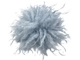 Pompon lama sztuczna Azul Błękitny cena za 1 szt pompony do czapek zimowych ze sztucznego futra lamy