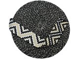 38mm taśma nośna ZYGZAK 02 cena za 1m BLACK CZARNY dwustronna do toreby plecaka na uszy rączki pasek taśmy nośne