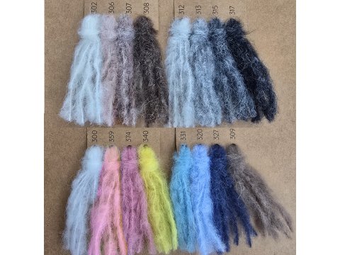 BABY ALPACA włóczka 307 BEŻ CIEMNY MELANGE Viking Garn 25g 75m wełna alpaka hurtownia włóczek GOLD-POL Warszawa
