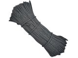 Sztywny sznurek 5mm do szycia na maszynie 100m by GOLD-POL DARK GREY pleciony 100% bawełna z recyklingu na torby kosze