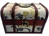 Przybornik krawiecki ORIENT VINTAGE wymiary 170x120x125mm drewniany bez wyposażenia największy egzemplarz