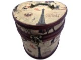 Przybornik krawiecki BIGGER EIFFLA TOWER wymiary 156x156x150mm drewniany bez wyposażenia największy egzemplarz