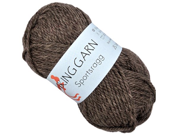 SPORTSRAGG włóczka 519 BRĄZ MELANGE BEŻ Viking Garn 50g 100m mix wełny sport czapki kominy szaliki sklep GOLD-POL