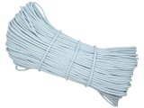 Sztywny sznurek 5mm do szycia na maszynie 100m by GOLD-POL BABY BLUE pleciony 100% bawełna z recyklingu na torby kosze