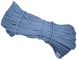 Sztywny sznurek 5mm do szycia na maszynie 100m by GOLD-POL BLUE pleciony 100% bawełna z recyklingu na torby kosze