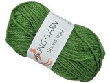 SPORTSRAGG włóczka 533 ZIELONE KIWI Viking Garn 50g 100m mix wełny sport czapki kominy hurtownia włóczek online