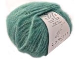 ALPACA SILVER 280 TURKUS ZGASZONY SREBRO piękna alpaka KATIA 25g 120m delikatna jak piórko i skrzy się jak śnieg w czasie mrozu
