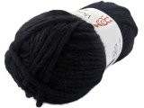 SNORRE włóczka 217 CZARNA SADZA Viking Garn 100g 100m 100% wełna czesankowa HIGHLAND z Peru na sweter genser