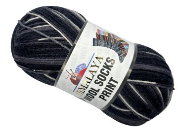 WOOL SOCKS PRINT 4102 MIX...