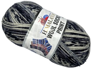 WOOL SOCKS PRINT 2707 MIX...