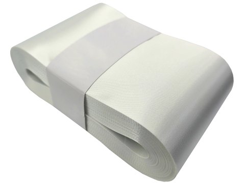 10cm 50m HURT ECRU KREMOWA OFF WHITE 163 wstążka satynowa atłasowa szeroka na kokardy wstęgi hurtownia wstążek Warszawa