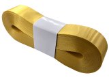 3cm 50m GOLD ZŁOTA JASNA Z118 wstążka satynowa szeroka na kokardy kokardki wstęgi hurtownia wstążek Warszawa tanie wstążki