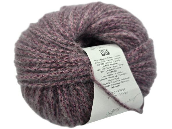 COTTON MERINO GLAM 310 WRZOS Concept by KATIA 50g 120m wełna i bawełna włóczka na kardigan szal sweter OUTLET KONIEC KOLEKCJI