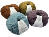 COTTON MERINO GLAM 310 WRZOS Concept by KATIA 50g 120m wełna i bawełna włóczka na kardigan szal sweter OUTLET KONIEC KOLEKCJI