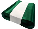 20cm 50m HURT BUTELKOWA ZIELONA DARK GREEN 188 wstążka satynowa najszersza na kokardy wstęgi hurtownia wstążek Warszawa