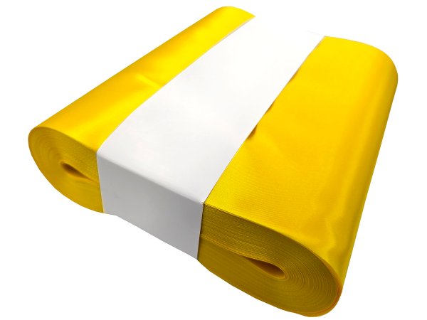 20cm 50m HURT ŻÓŁTA YELLOW 119 wstążka satynowa najszersza na kokardy wstęgi hurtownia wstążek Warszawa