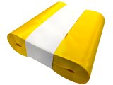 20cm 50m HURT ŻÓŁTA YELLOW 119 wstążka satynowa najszersza na kokardy wstęgi hurtownia wstążek Warszawa