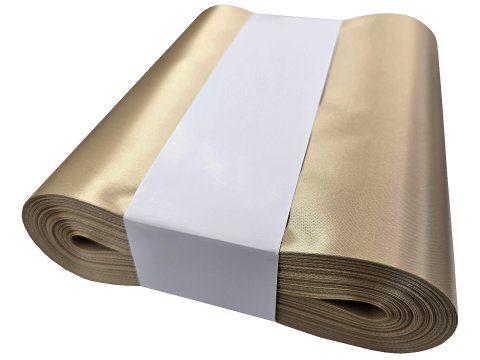 20cm 50m HURT BEŻOWA BEIGE 185 wstążka satynowa najszersza na kokardy wstęgi hurtownia wstążek Warszawa