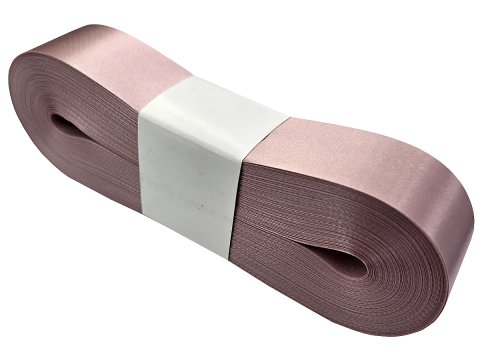 3cm 50m RÓŻOWA PUDROWA POWDER PINK Z135 wstążka satynowa szeroka na kokardy kokardki wstęgi hurtownia wstążek Warszawa