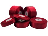 25mm wstążka atłasowa 184 GRANATOWA rolka 25m 100% nylon satynowa ozdobna na kokardki dekorację świąteczne hurt wstążęk