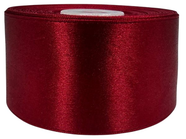 38mm Wstążka atłasowa 168 Bordowa rolka 25m największy wybór wstążek satynowych w Warszawie Gold-Pol