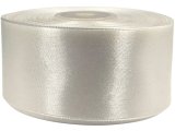 38mm Wstążka atłasowa 163 Ecru Kremowa rolka 25m największy wybór wstążek satynowych w Warszawie Gold-Pol