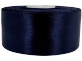 38mm Wstążka atłasowa 184 Granatowa rolka 25m największy wybór wstążek satynowych w Warszawie Gold-Pol