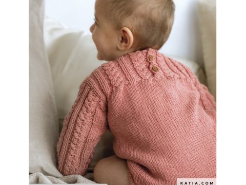 COTTON IN LOVE 57 CIEPŁY BEŻ włóczka KATIA 50g 115m wełna 50% merino i 50% bawełna egipska  Outlet Włóczki